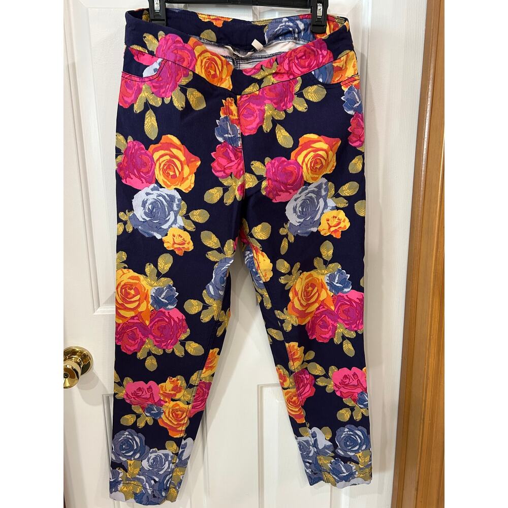 Superia pull on ankle pants by Soft Surroundings rose garden